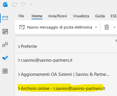 Archiviazione manuale di elementi - Supporto tecnico Microsoft